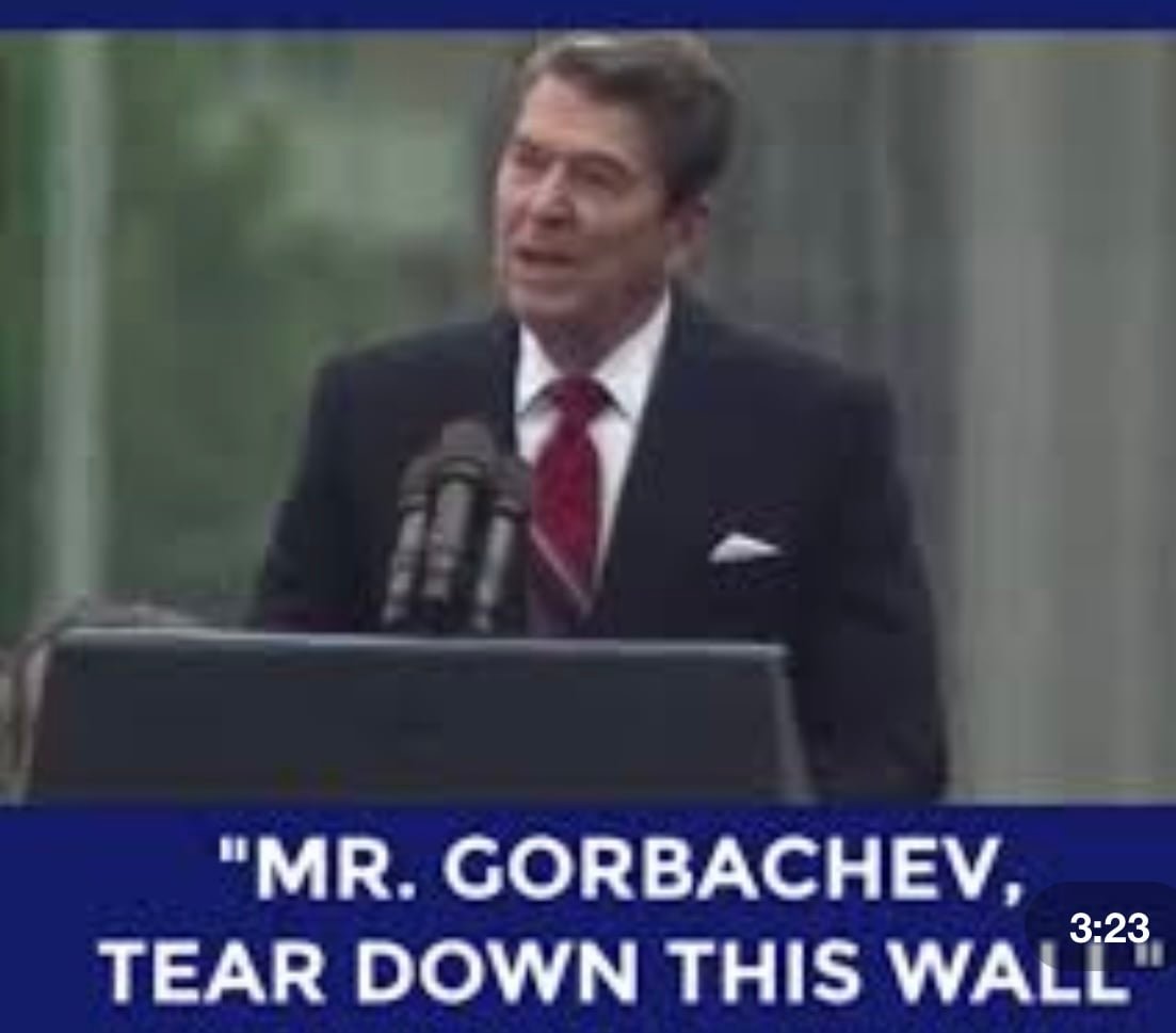 Reagan, Tear Down This Wall